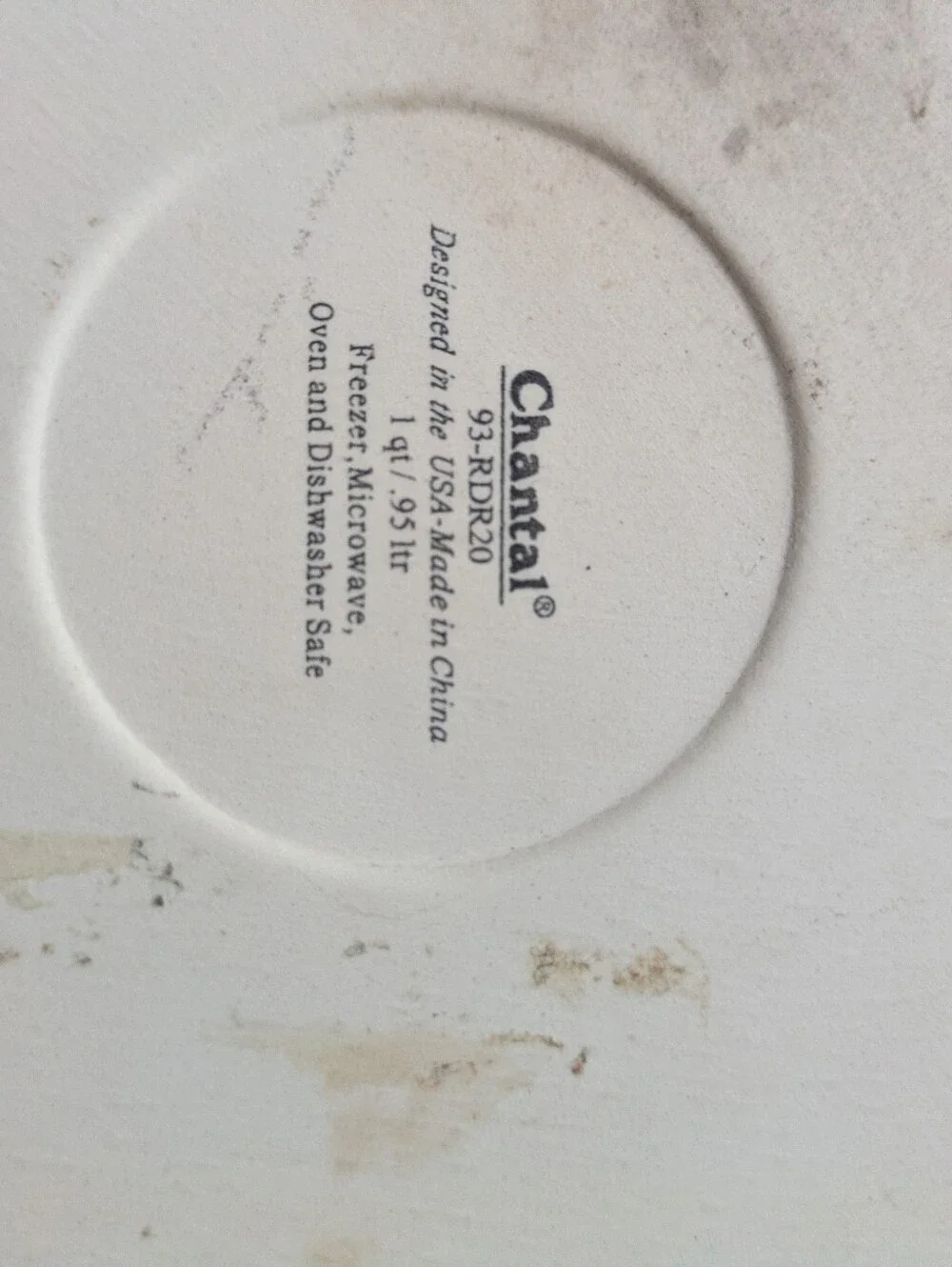 Chantal 1 Quart Baking/Cooking Dish.  Durable.